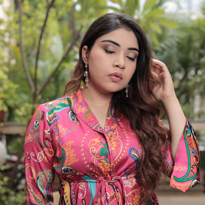 Rangeela Silver Jhumkas with Yellow Threadwork and Ghungroos